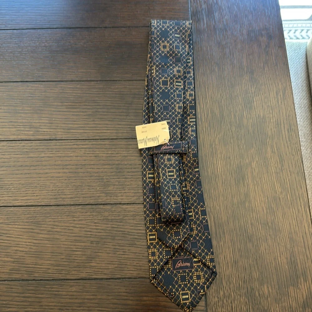 Brioni Vintage Y2K 2000 Silk Tie NWT